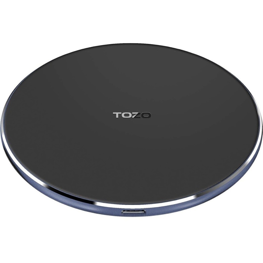 TOZO W1 Fast Wireless Charger Portable Pad Mat for iPhone &/ Samsung - BLUE